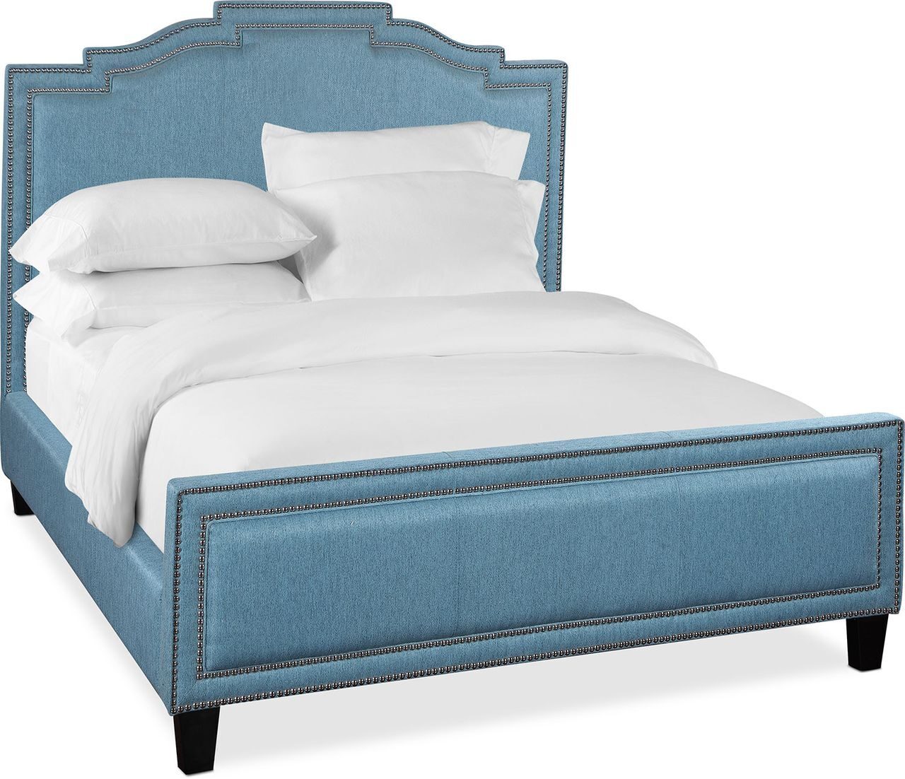 Queen Bed кровать с изголовьем
