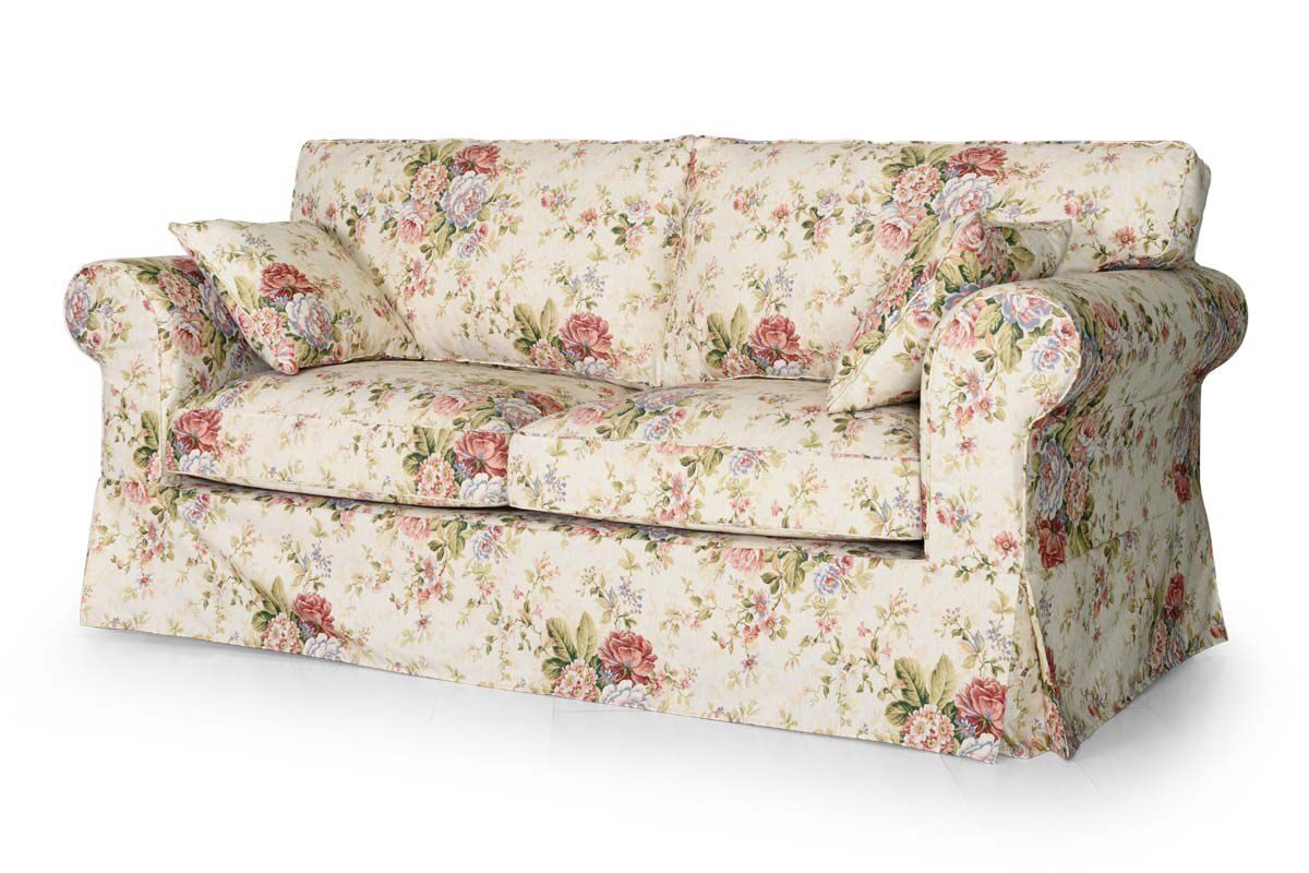 диван в мелкий цветочек