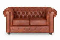 Диван в эко-коже Chesterfield двухместный