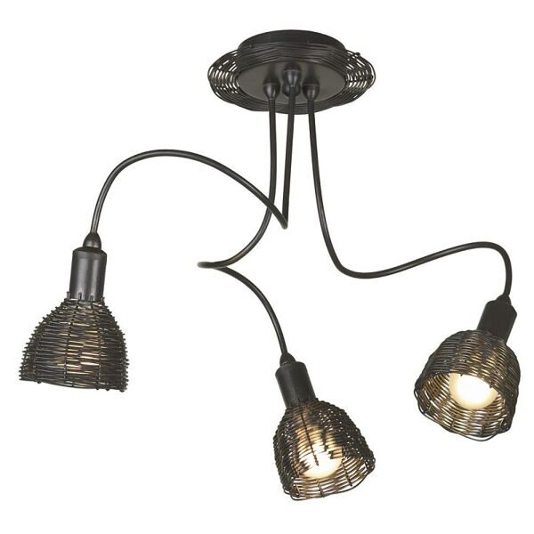 Люстра из арматуры Кантри на 3 светильника