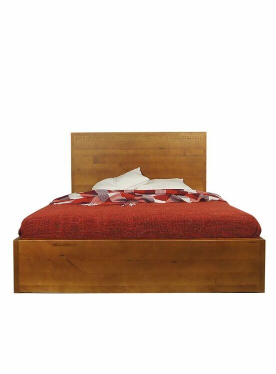 Деревянная двуспальная кровать с ящиками Gouache