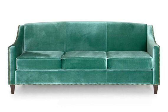 Бархатный диван в американском стиле Richard Sofa